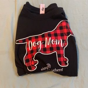 Simply Southern Dog Mom Cropped Long Sle